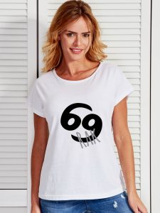 t-shirt z nadrukiem